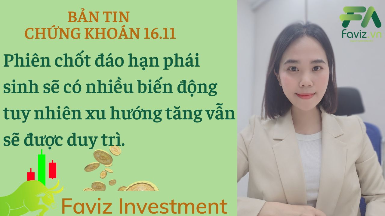 16/11/2023 Đáo hạn phái sinh sẽ có nhiều biến động tuy nhiên xu hướng tăng vẫn được duy trì