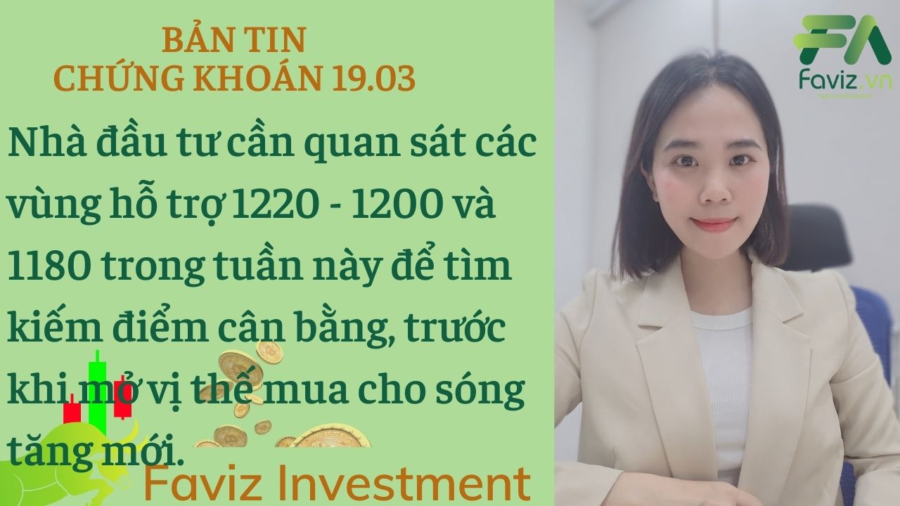 19/03/2024 Vnindex dự kiến sẽ sớm xác lập điểm cân bằng