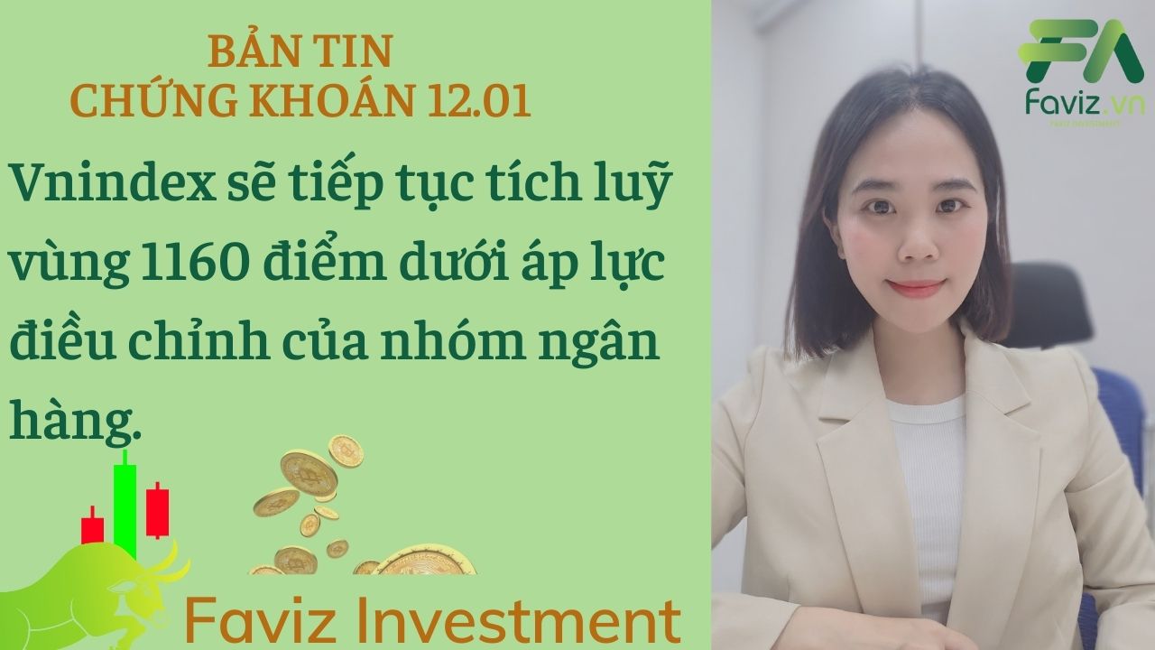 12/01/2024 Vnindex sẽ tiếp tục tích luỹ vùng 1160