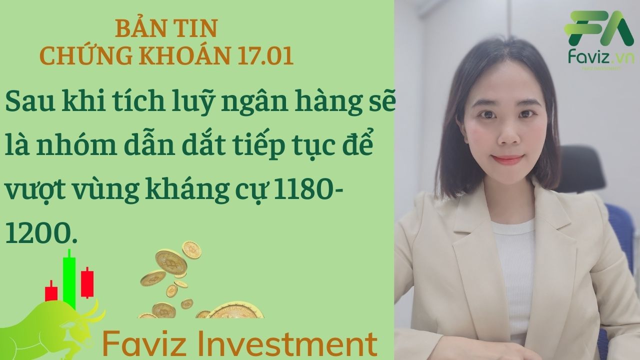 17/01/2024 Nhóm vốn hoá lớn và midcap sẽ đưa index hướng về kháng cự 1180 điểm