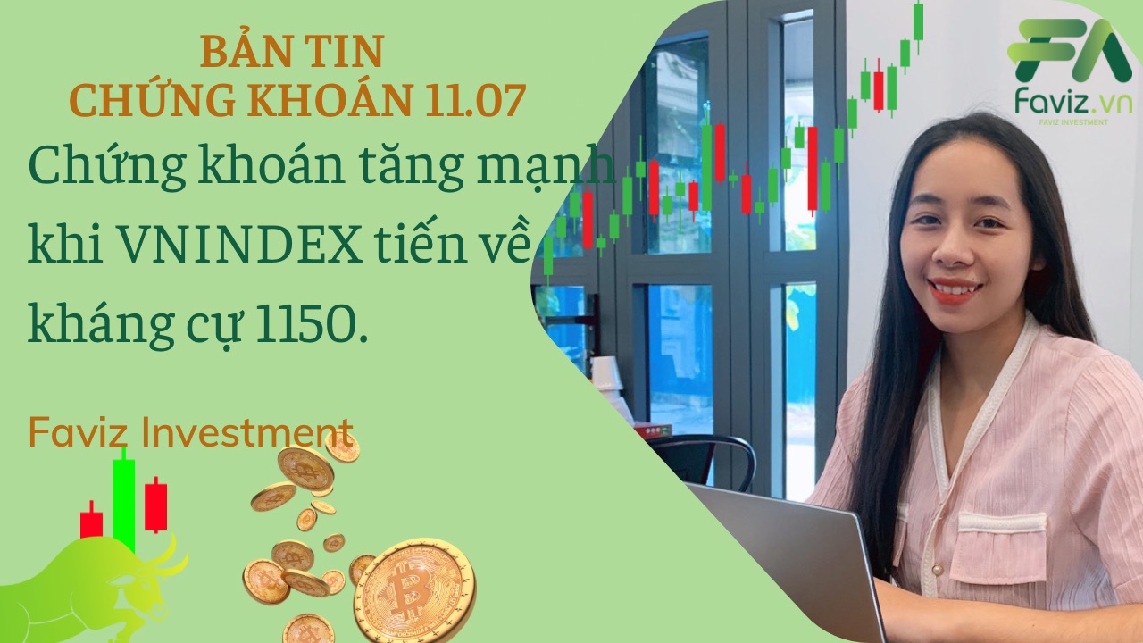 Thanh khoản tăng mạnh, sự hưng phấn lan toả khi VNindex đến kháng cự 1150