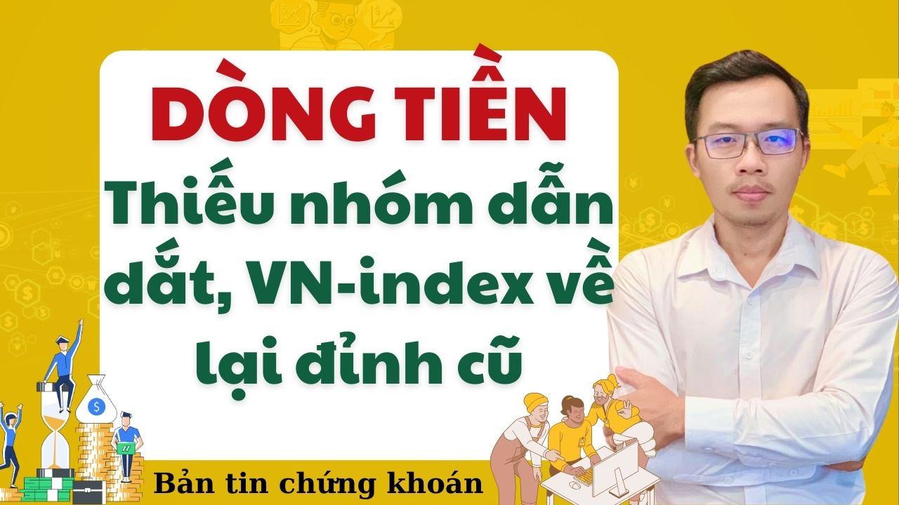 Trước giờ giao dịch 29.05.2025: VN-index trở lại đỉnh cũ với dòng tiền yếu và thiếu nhóm dẫn dắt